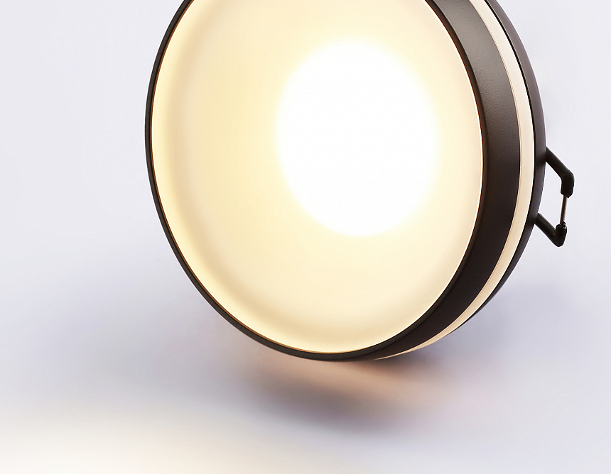 TN3322 SBK/FR черный песок/белый матовый GU5.3 D95*45