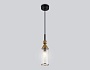 LH55251 BK/BS/CL черный/латунь/прозрачный E14 max 40W D65*1500