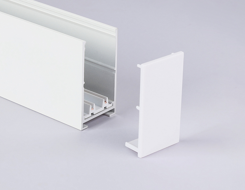 GL1057 WH белый заглушка для шинопровода Magnetic 220V 30.6*56*2 (2шт)