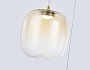 LH11105/3 BS/TI латунь/янтарь 12W 3000K D350*1505
