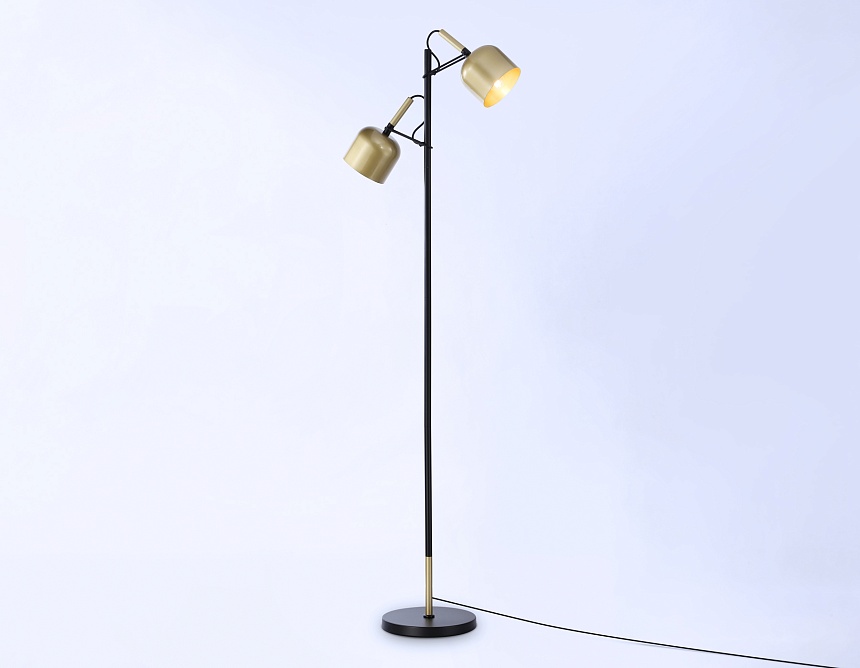 TR97125/2 GD/BK золото/черный E27*2 max 40W D130*223*1460 TR97125/2 GD/BK золото/черный E27*2 max 40W D130*223*1460