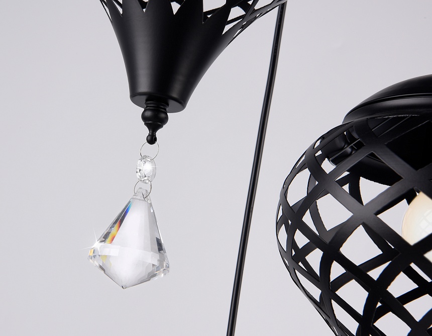 TR8444/3 BK черный E27/3 max 40W D350*800