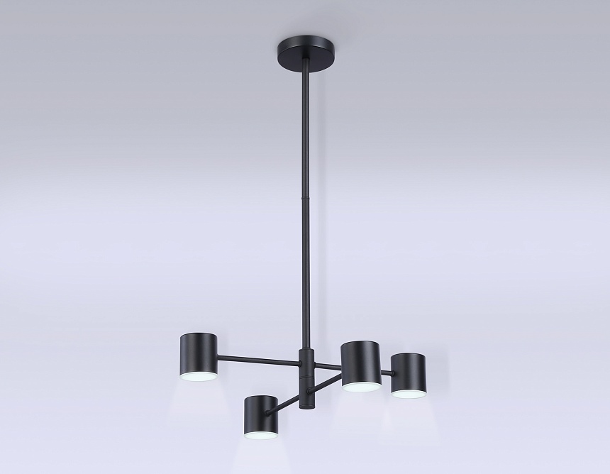 FL51707/4 BK черный 3000K/4200K/6400K 20W D500*780 (Без ПДУ)