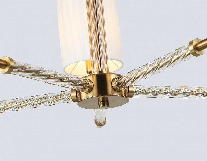 LH71500/5 BS/FR латунь/белый матовый E14*5 max 40W D680*640