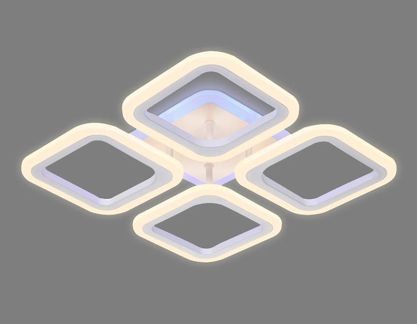 FA441/4 WH белый 72W 520*520*80 (ПДУ РАДИО 2.4G)