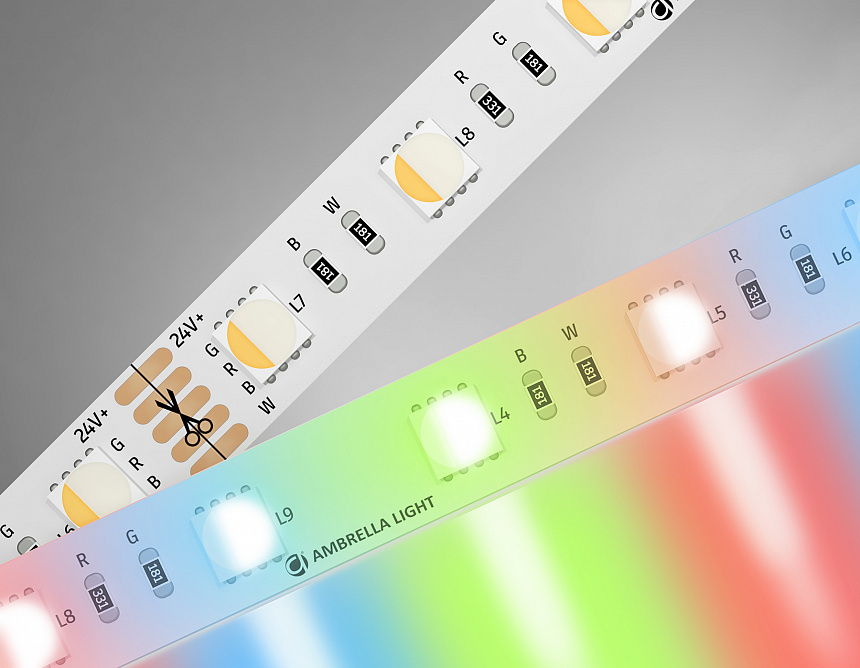 GS4403 5050 60Led/ 10W m/ 24V IP20 RGBW+6500K/ 5000*10*1.87mm (5 конт.) GS4403 5050 60Led/ 10W m/ 24V IP20 RGBW+6500K/ 5000*10*1.87mm (5 конт.)