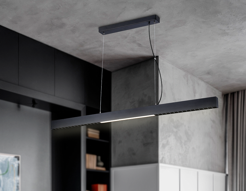 FL5966 BK черный 48W 4200K 1200*35*1305 (Без ПДУ)