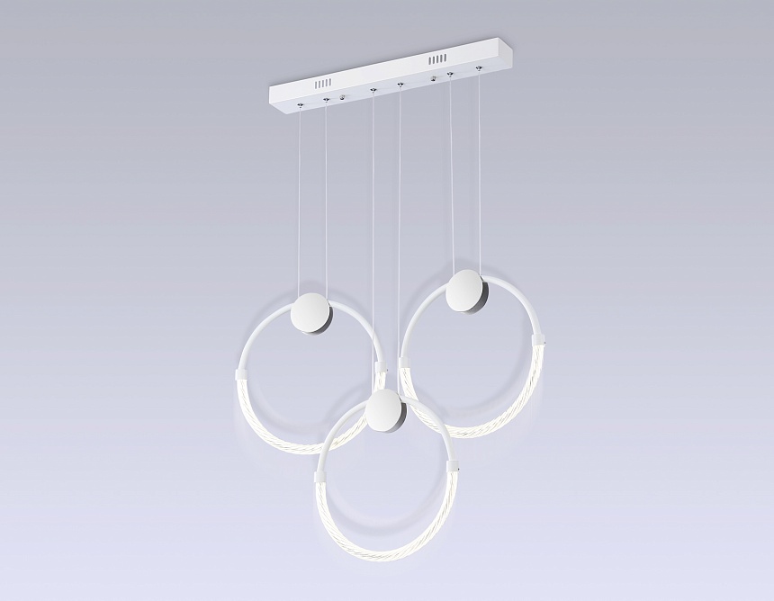 FL10595/3 WH/CH белый/хром 4200K 34W 630*20*1200 (Без ПДУ)