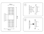ST2525/2 BK/CL черный/прозрачный IP54 E27/2 max 40W 305*110*155