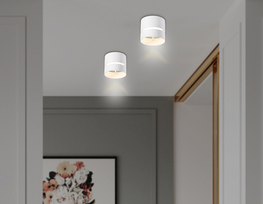 TN71050 WH белый GX53 max 12W D85*75