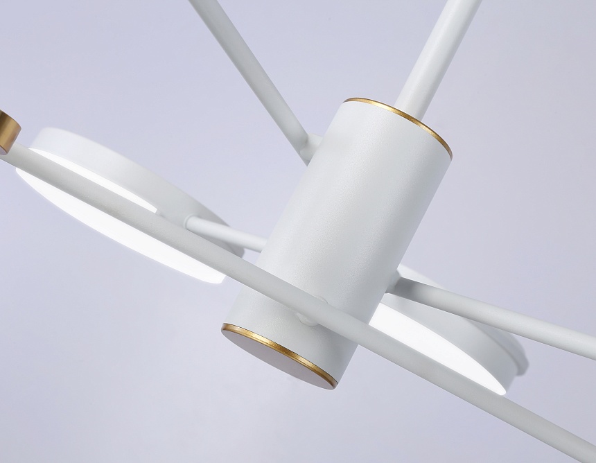 FL51635/6 WH/GD белый/золото 3000K/4200K/6400K 50W D800*780 (Без ПДУ)