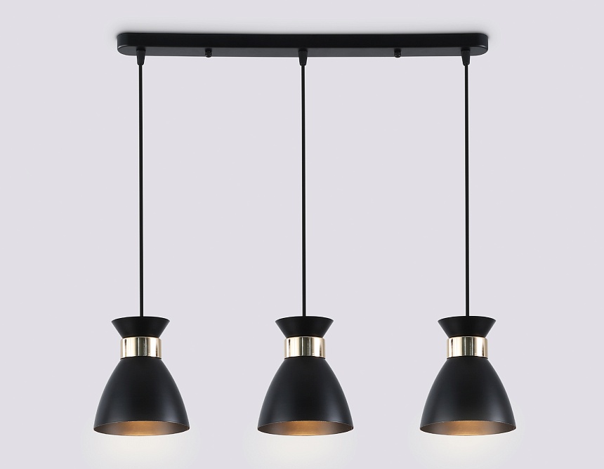 TR8469/3 BK/FGD черный/золото E27/3 max 60W 550*135*1000