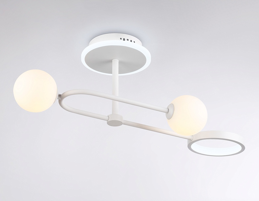 FL66221/3 WH белый 29W 3000K-6400K+G9/2 630*230*240 (ПДУ ИК)