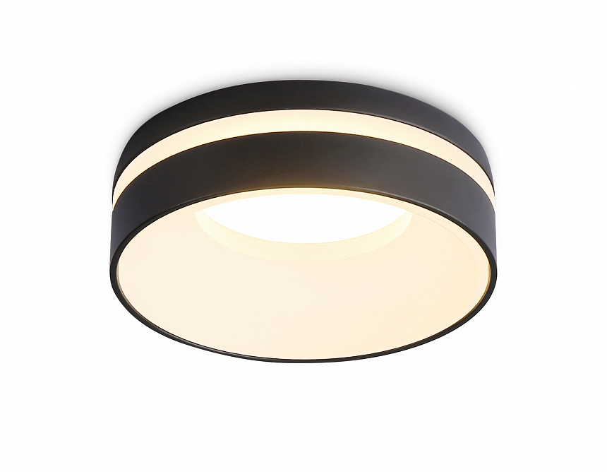 TN3306 BK/FR черный/белый матовый MR16 GU5.3 D80*43