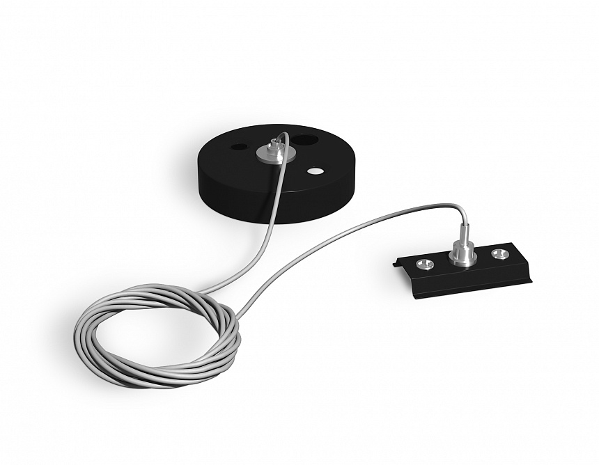 GL7192 BK черный подвес тросовый для однофазного шинопровода Standard 220V 1.5m