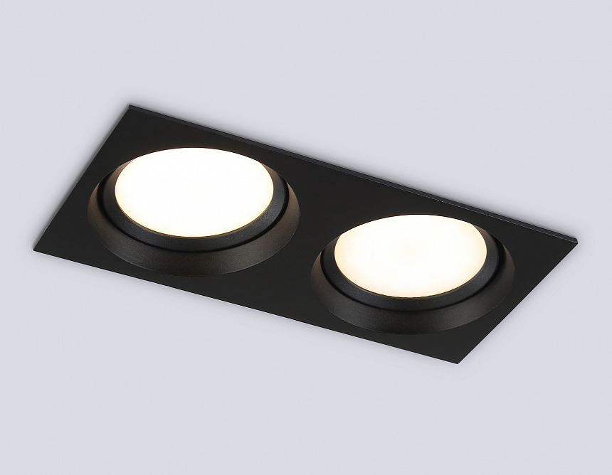 TN52235/2 BK черный IP20 GX53/2 220*110*44