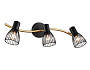 TR8661/3 BK/GD черный/золото E14/3 max 60W 550*100*170