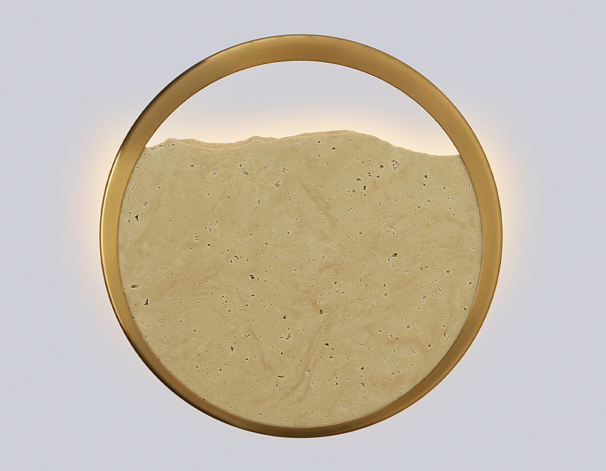 LH53606 BS/BG латунь/бежевый 9W 3000K D250*55