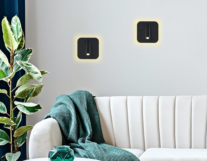 FW253 BK/S черный/песок LED 4200K+3000K 12W 140*140*110 FW253 BK/S черный/песок LED 4200K+3000K 12W 140*140*110