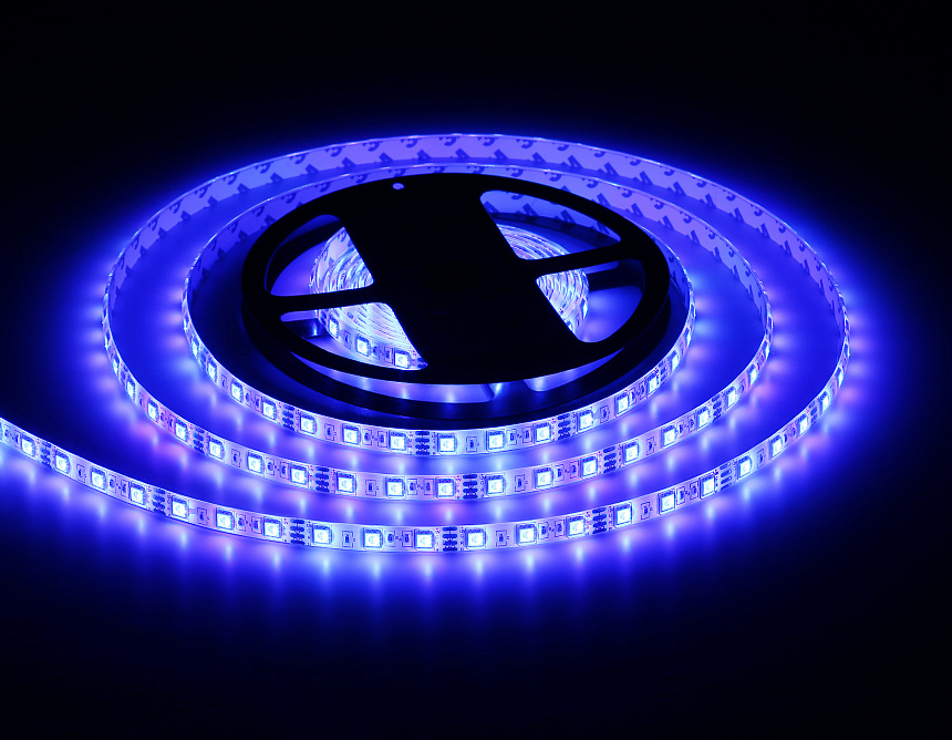 GS2302 5050 60Led/ 14.4W m/ 12V IP65 RGB/ 5000*10*2.87mm (4 конт.) GS2302 5050 60Led/ 14.4W m/ 12V IP65 RGB/ 5000*10*2.87mm (4 конт.)