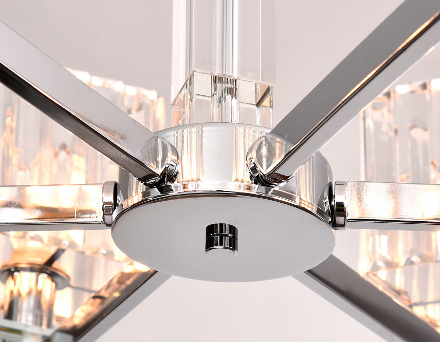 TR4522/6 CH/CL хром/прозрачный E14/6 max 40W D710*660