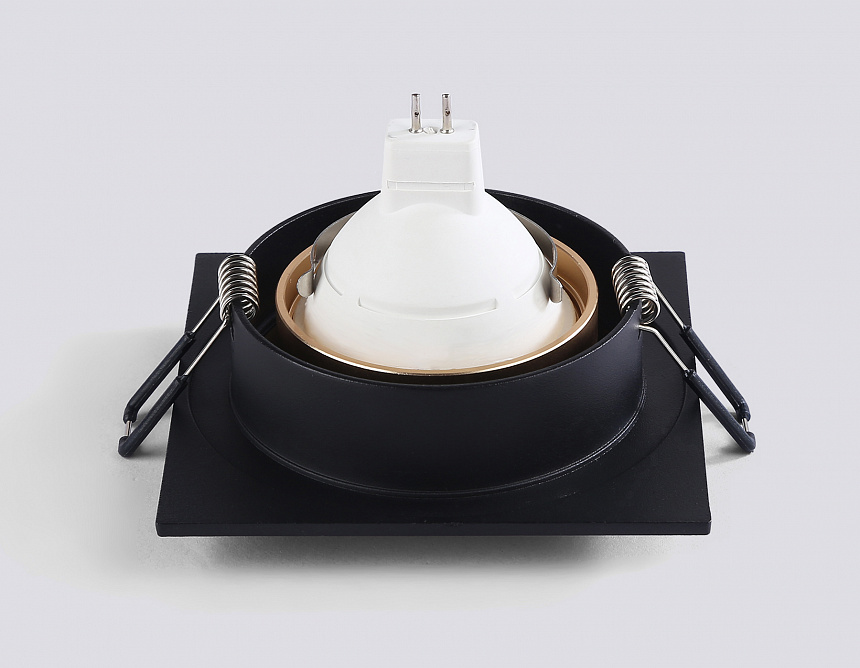 TN102730 BK/GD черный/золото GU5.3 92*92*23