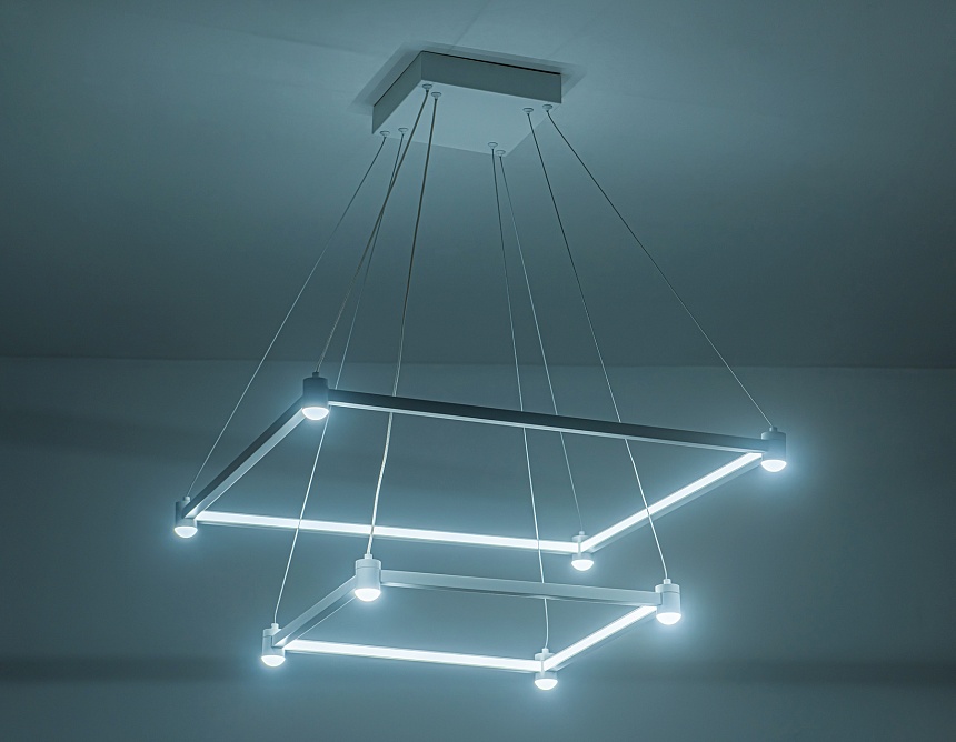 FL5595/2+8 WH белый 60W 3000K/4200K/6400K 600*600*1300 (без ПДУ)