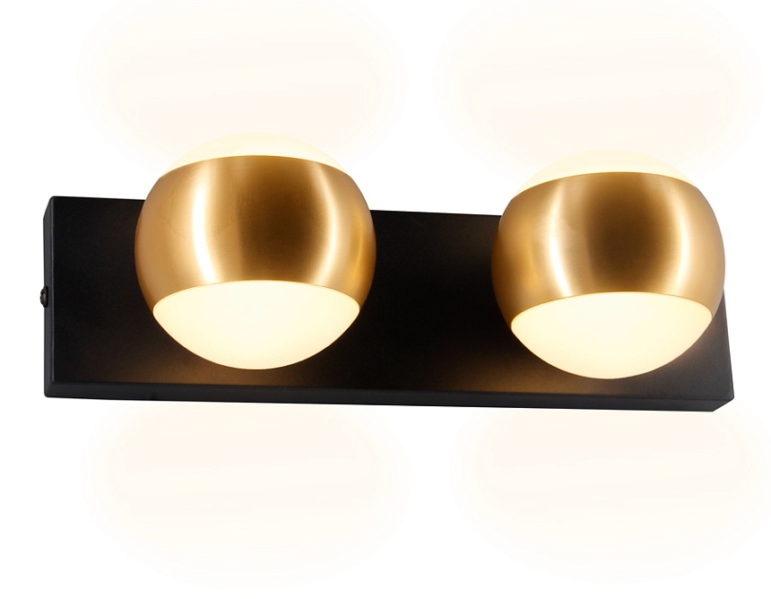 FW575/2 SBK/GD черный песок/золото G9 max 40W 260*70*85