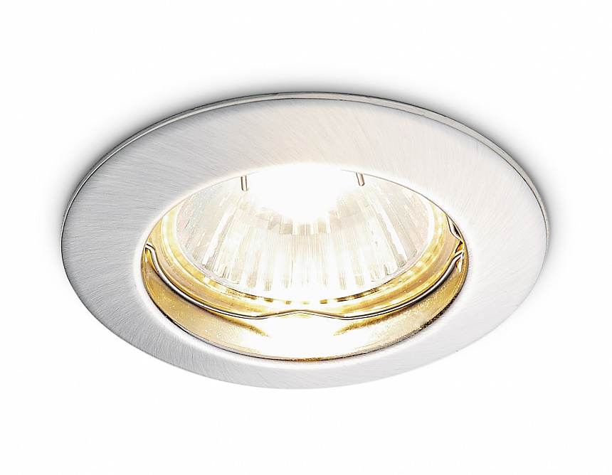 863A SS сатин серебро MR16