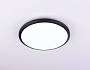 FZ1233 BK черный IP44 22W 6400К D260*55 (Без ПДУ)
