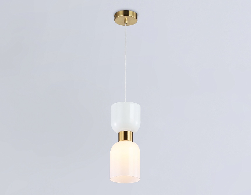 LH56091 BS/FR латунь/белый матовый E14 max 60W D120*1500