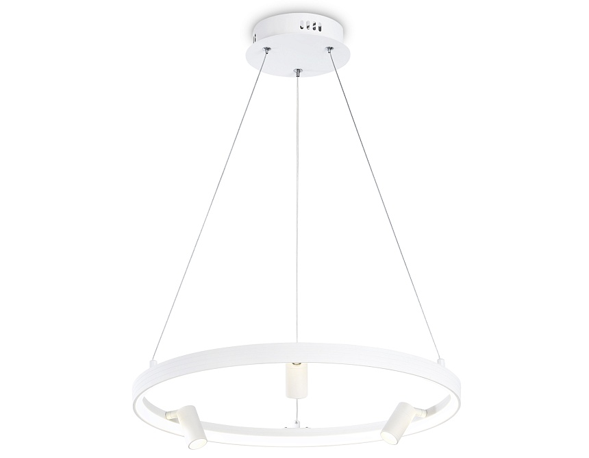 FL5281/1+3 WH белый 50W 3000K/4200K/6400K+4200K D500*1200 (ПДУ ИК)