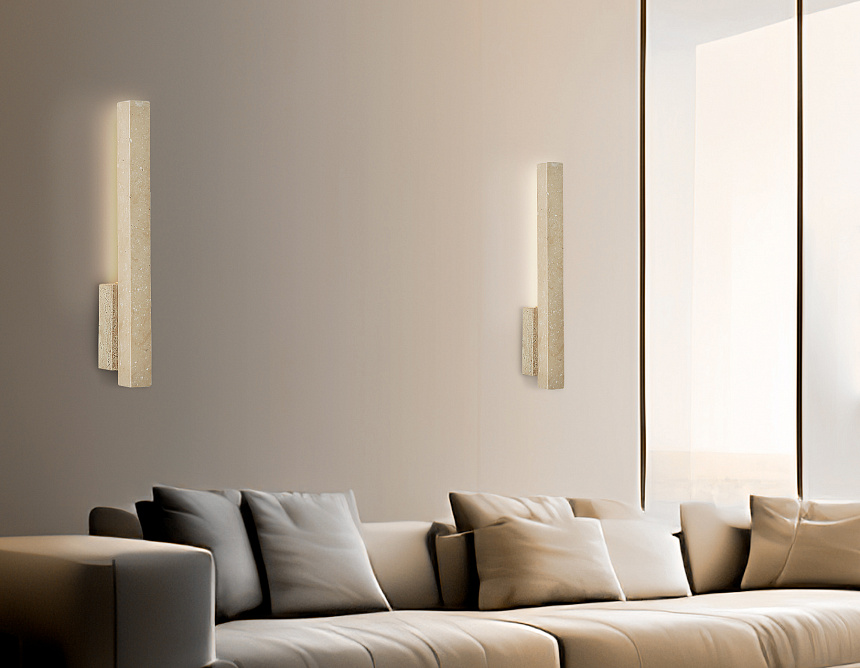 LH53622 BS/BG латунь/бежевый 6W 3000K 70*50*400