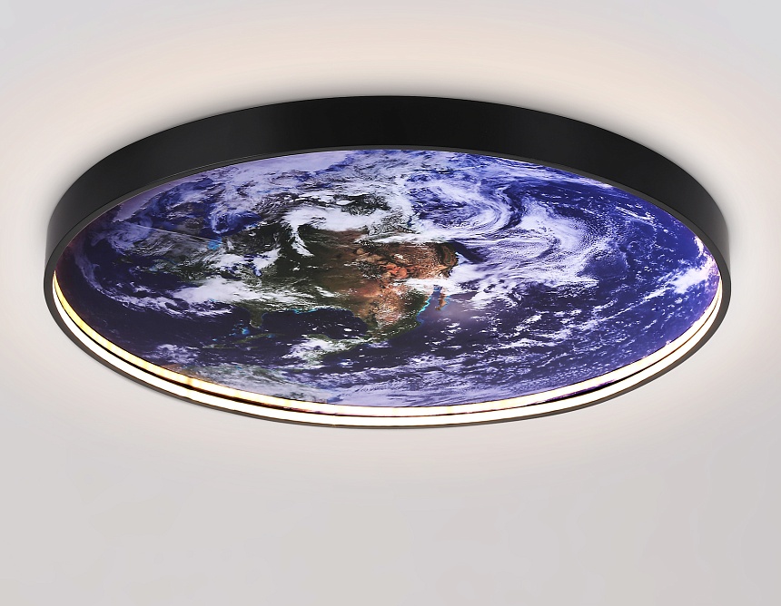 FW11135 BK черный 38W LED 3000-6400K D600*38 FW11135 BK черный 38W LED 3000-6400K D600*38