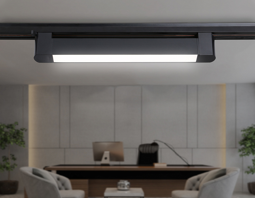 GL6733 BK черный IP20 20W 4200K 323*35*57