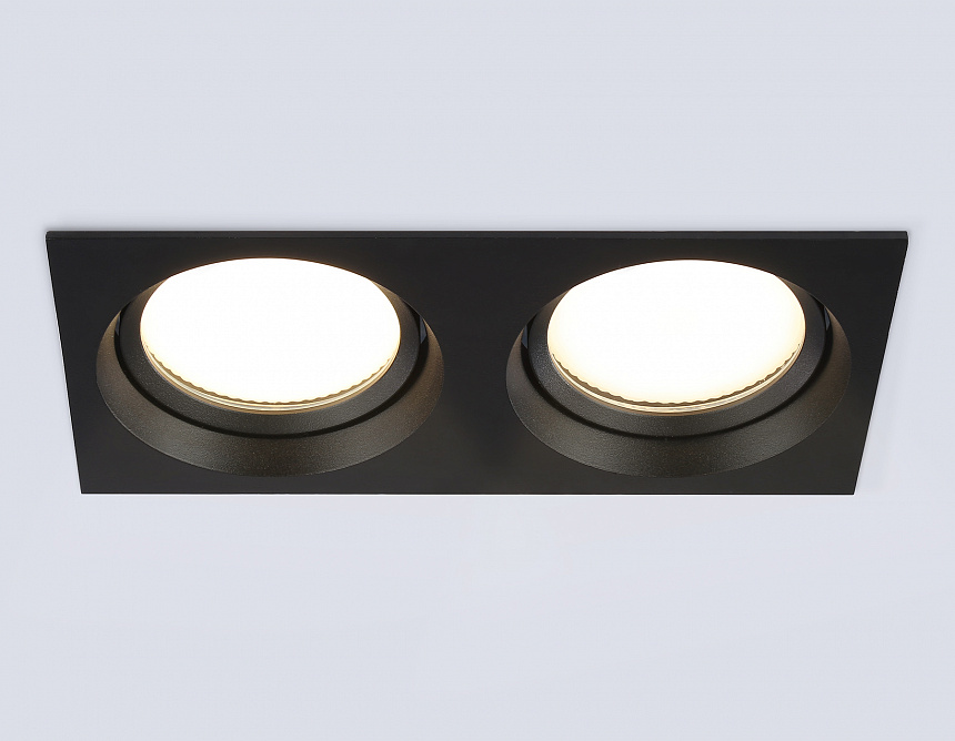 TN6661/2 BK черный IP44 GX53/2 220*110*48