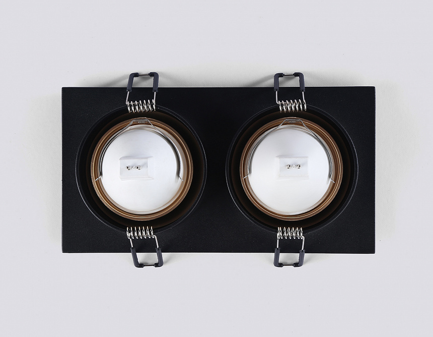 TN102735/2 BK/GD черный/золото GU5.3 175*92*23