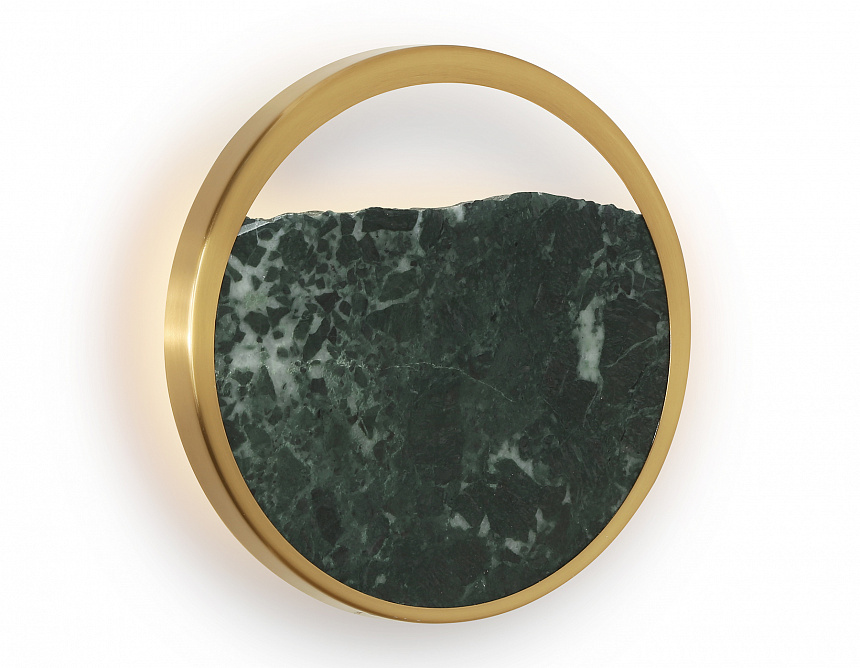 LH53611 BS/GN латунь/зеленый 9W 3000K D250*55