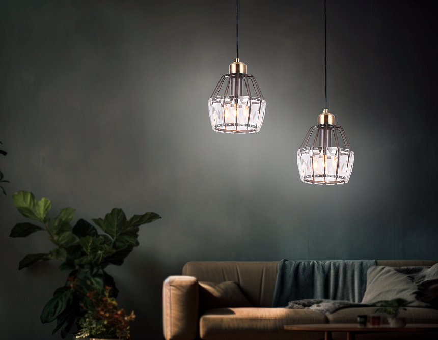 TR5875 DCF/SB темный кофе/бронза E14 max 40W D150*650