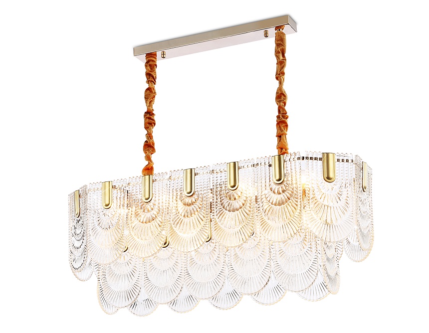 TR5389/12 GD/FR золото/белый матовый E27*12 max 40W 850*300*320