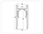 GL3303 BK черный IP20 48V 2000*26.9*53.7