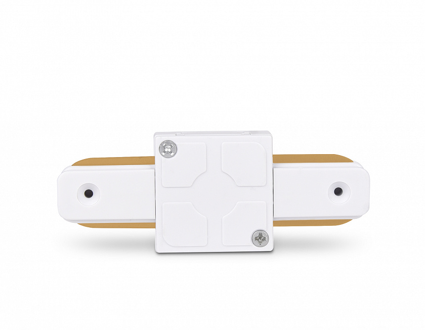 GL7065 WH белый коннектор прямой однофазный для соединения трековых шинопроводов