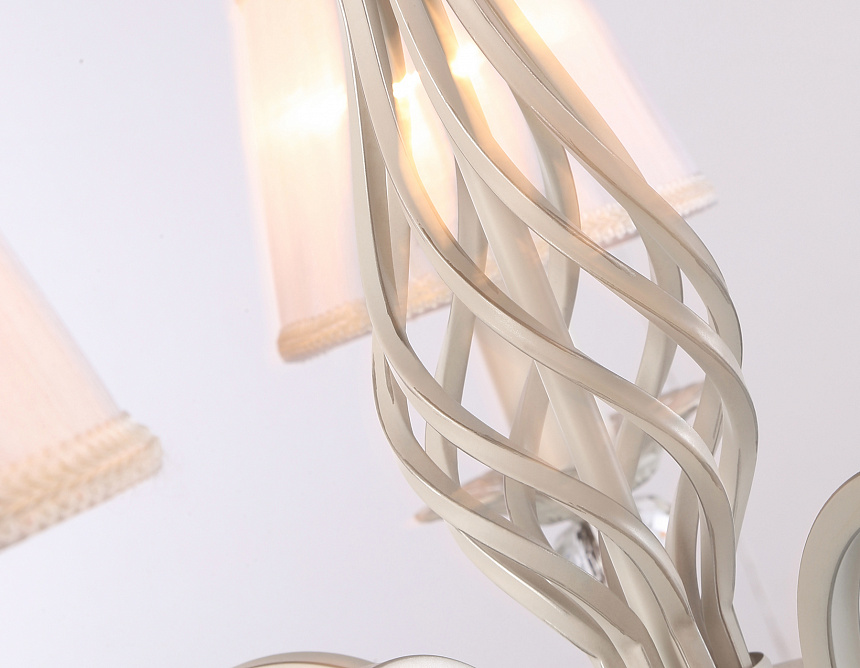 TR4547/5 WH/SL белый/серебро E14/5 max 40W D565*500