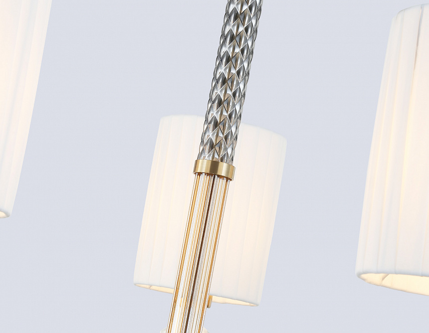 LH71500/5 BS/FR латунь/белый матовый E14*5 max 40W D680*640