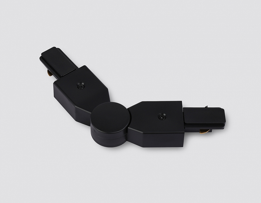 GL7180 BK черный коннектор поворотный шарнирный для однофазного шинопровода Standard 220V 285*35*20