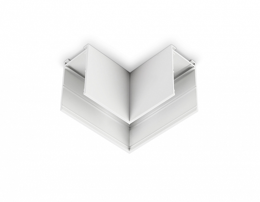 GL1031 WH белый коннектор угловой для накладного шинопровода Magnetic 220V 80*80*52