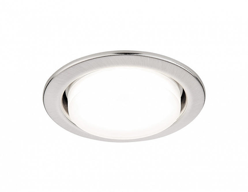 G101 SS сатин серебро GX53