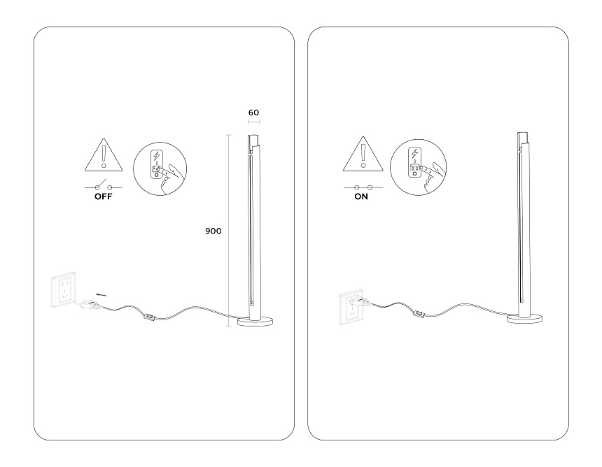 TN71344 BK черный LED 10W 4200K D60*900