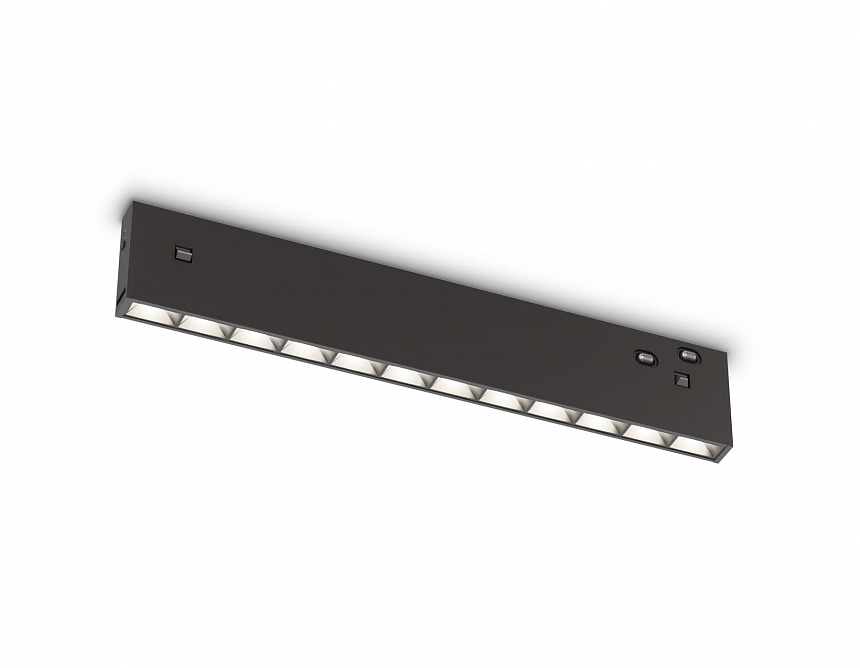 GL2335 BK черный IP20 10W 3CCT 3000/4200/6400K 48V 200*10*37