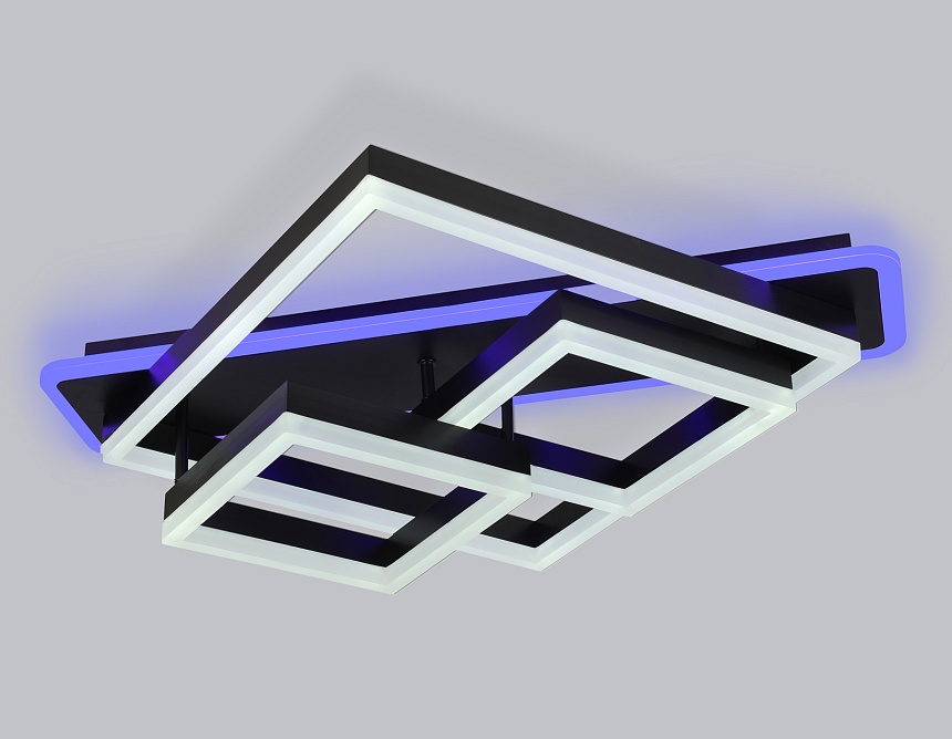 FA8533 BK черный 132W 3000K-6400K+RGB 630*570*160 (ПДУ РАДИО 2.4G)